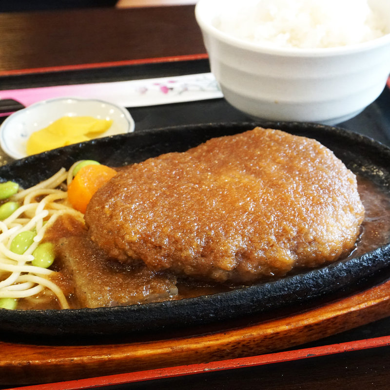 ハンバーグ定食 2L(レストラン かつ亭)