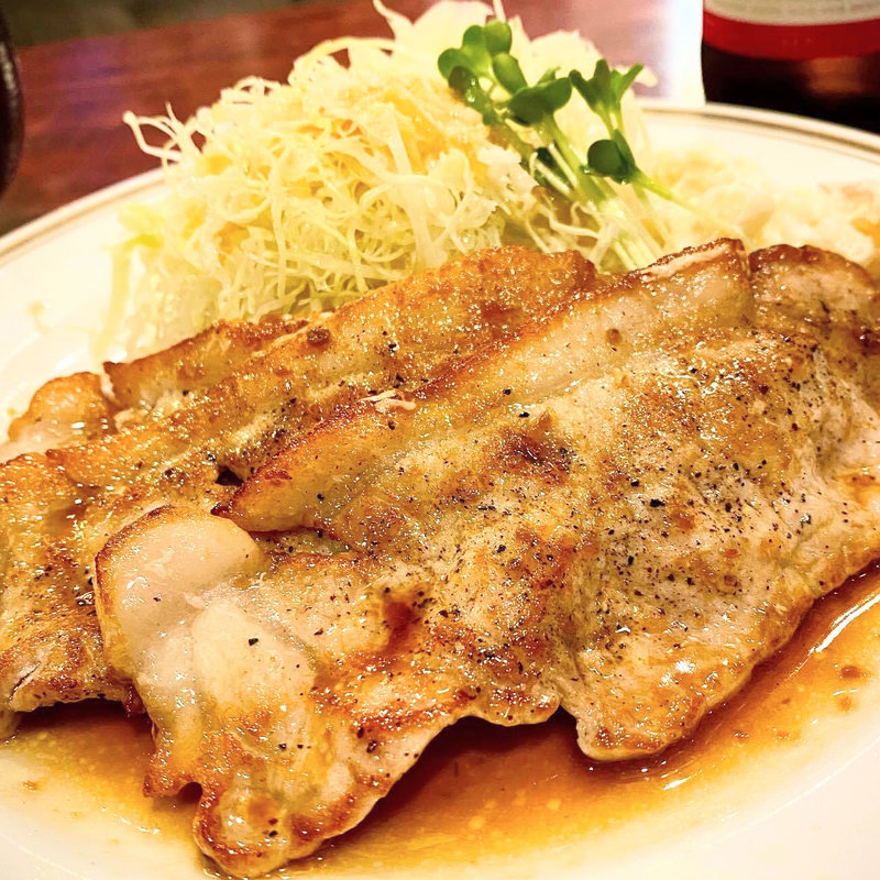 生姜焼き(ロッジ赤石)