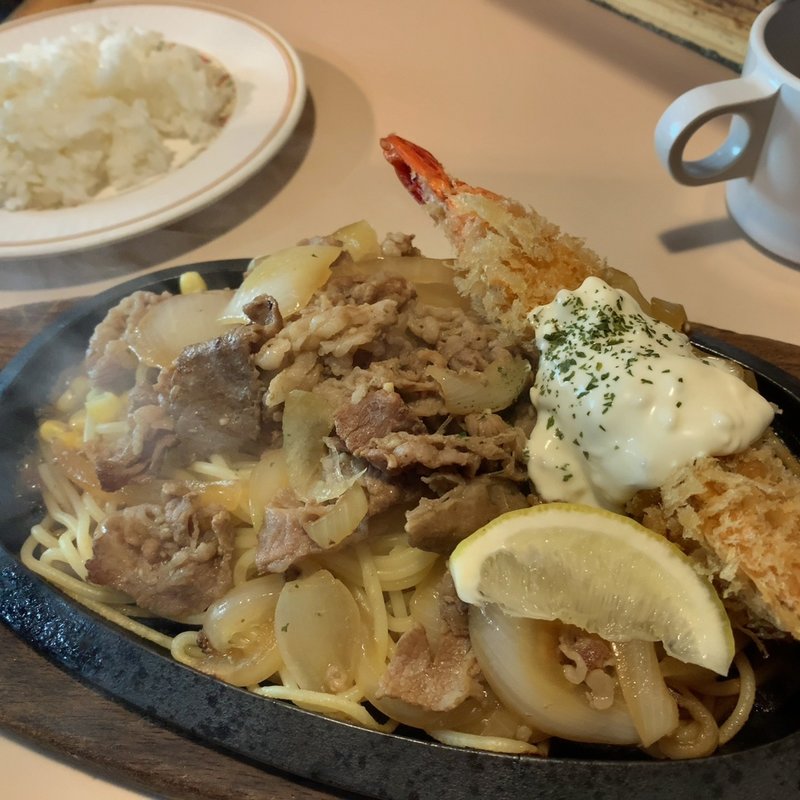 大エビフライカロリー焼き(キッチン・カロリー駿河台店)