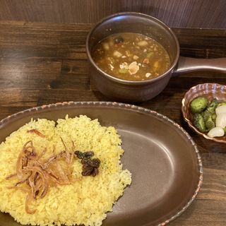 挽肉と野菜のカレー(ビストロ喜楽亭)