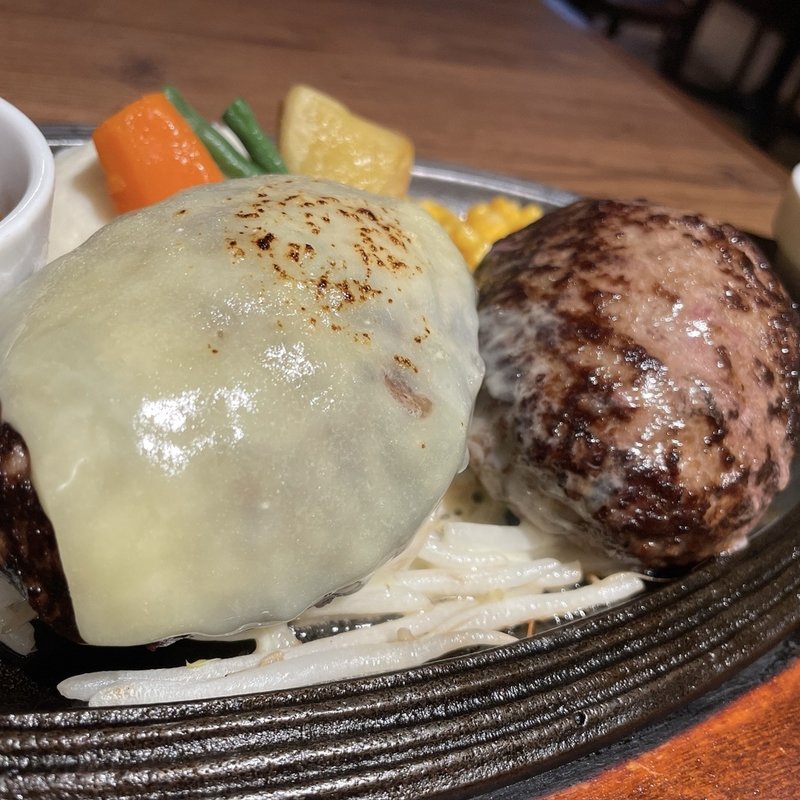 デミグラスチーズハンバーグ ダブル(ミート矢澤 （ミートヤザワ）)