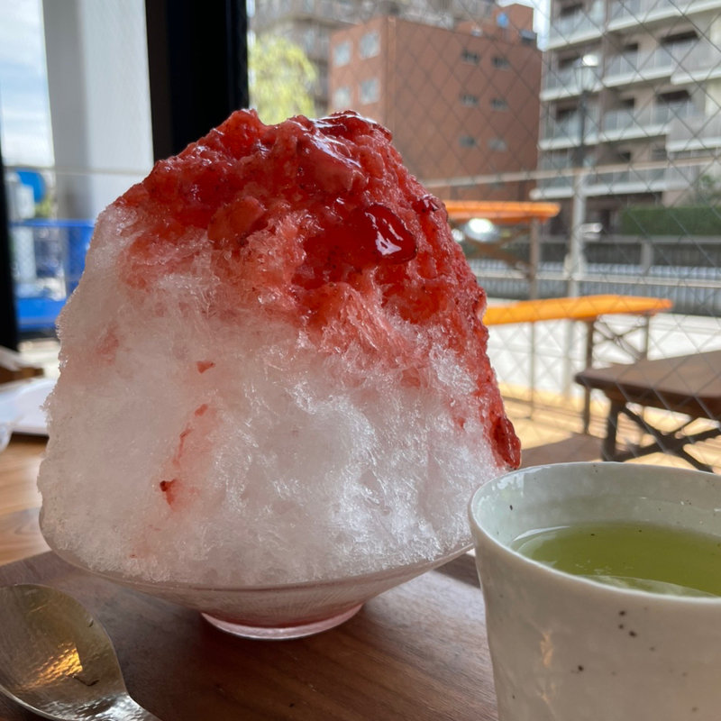 熟生いちごのかき氷(いちや東京ミズマチ店)