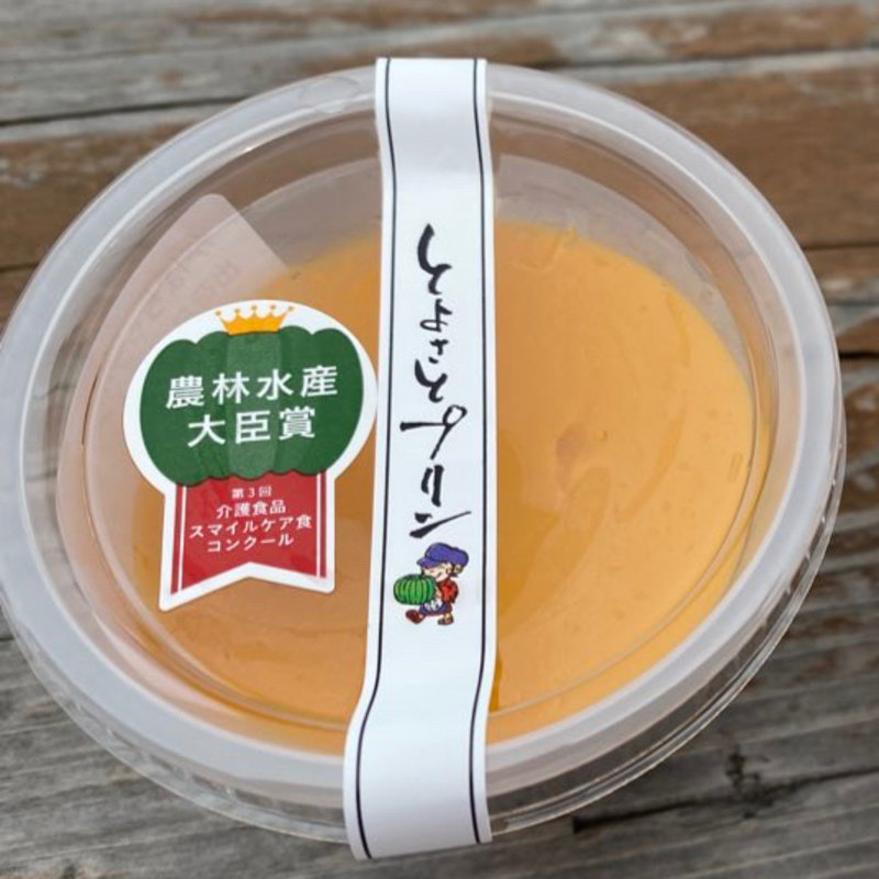 とよさとプリン(道の駅 せせらぎの里 こうら )