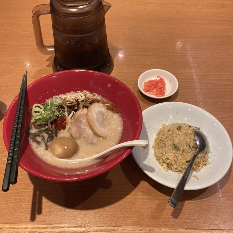 玉子赤丸　ハーフチャーハン(一風堂 JR静岡駅店 )