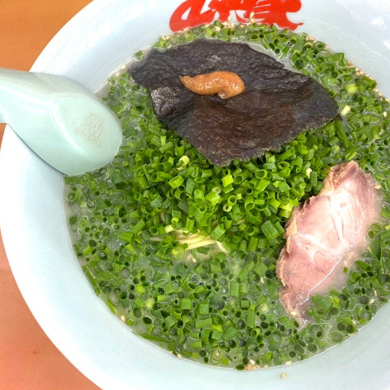 朝ラーメン＋青ねぎ(ラーメン山岡家 手稲店)