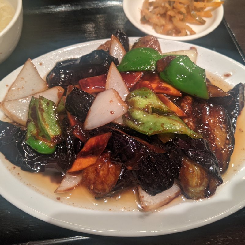 醤爆茄子（なすと野菜のうまダレ炒め）(張家 大崎店 （チョウヤ）)