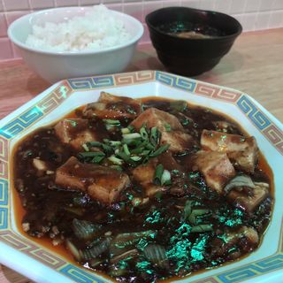 麻婆豆腐定食(大衆飯店 ヌ。)