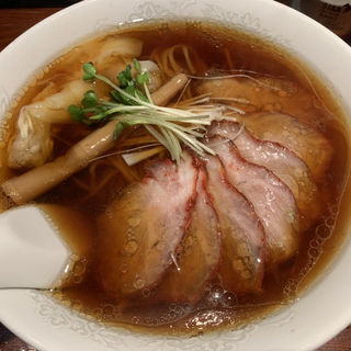 叉焼雲呑麺(中嘉屋食堂 麺飯甜 杜の都 五橋横丁)