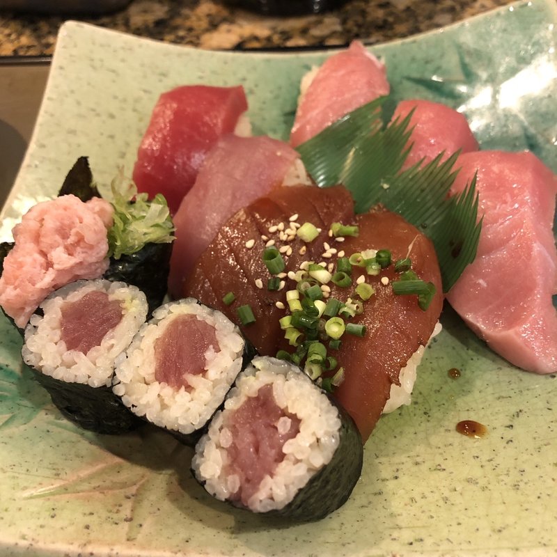 伊勢まぐろ握りランチ(寿司処 角)