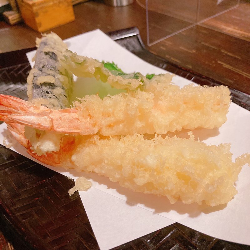 えび天ぷら(ほさかそば処)