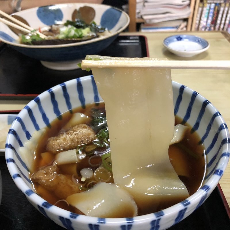 きしめん定食(手打ちきしめん 芳の家)