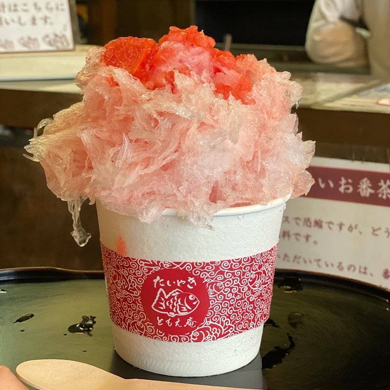 すいかの氷(たいやき ともえ庵)