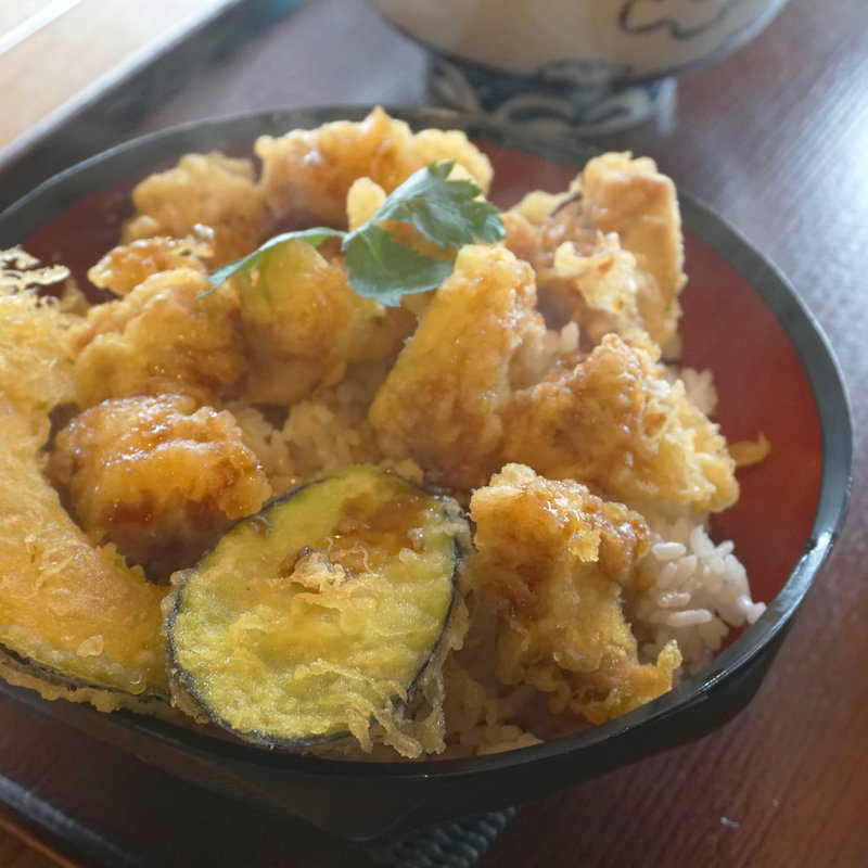 とり天丼(うどん大文字 筑紫野店)