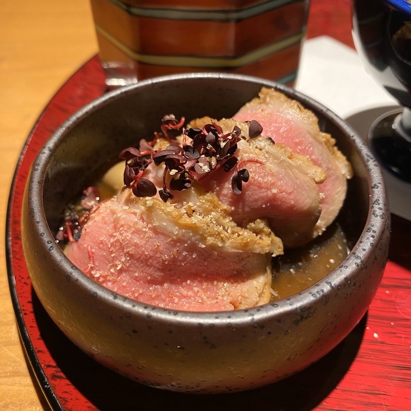 合鴨と葱の焼き漬け(三軒茶屋)