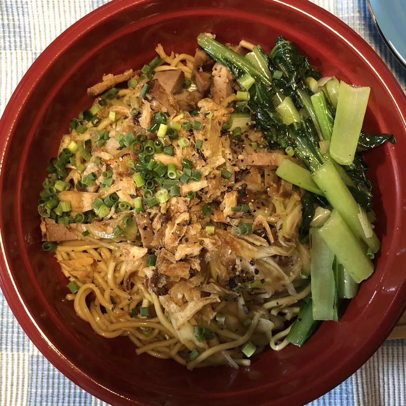 ネギチャーシューあえソバ(今石飯店 涼華（すずか）)