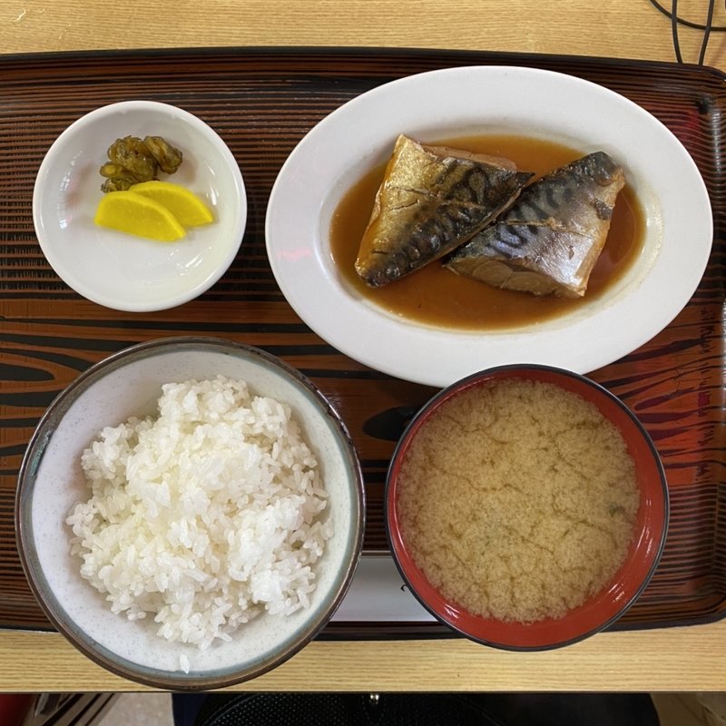 サバ煮定食(食堂 長野屋(ながのや))
