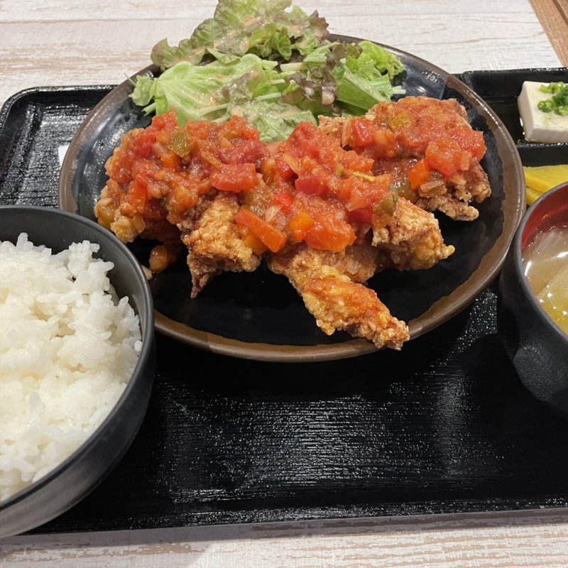 サルサザンギ定食(なるとキッチン広島店)