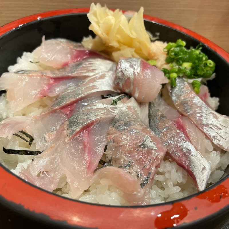 あじ丼(寿司 う月 （すしうげつ）)