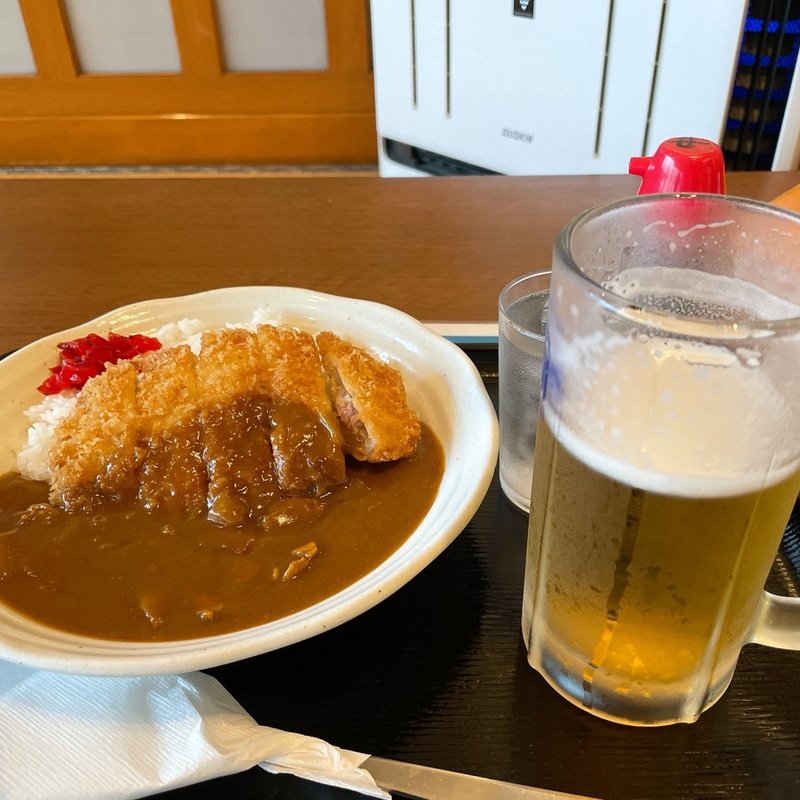 カツカレー(サウナカプセルホテル コア21)