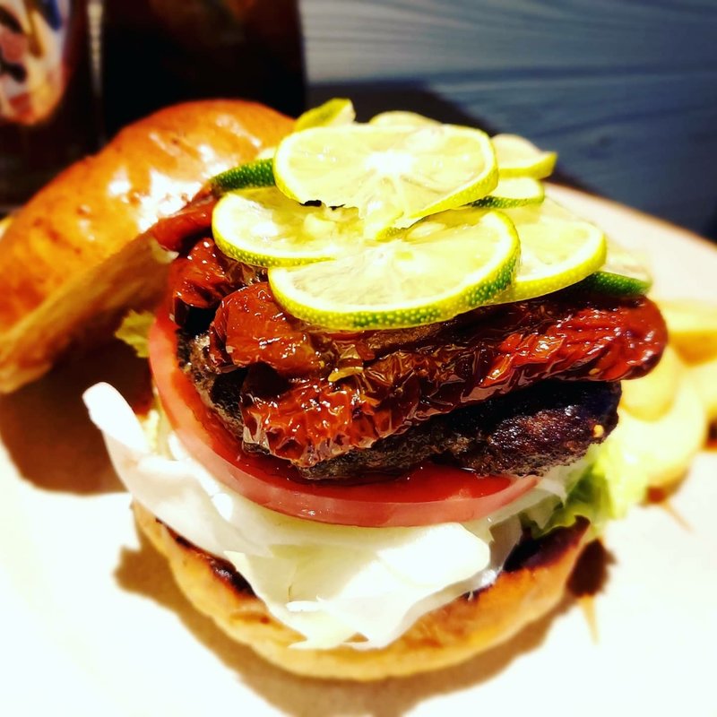 すだちハニーバーガー(だるま珈琲)