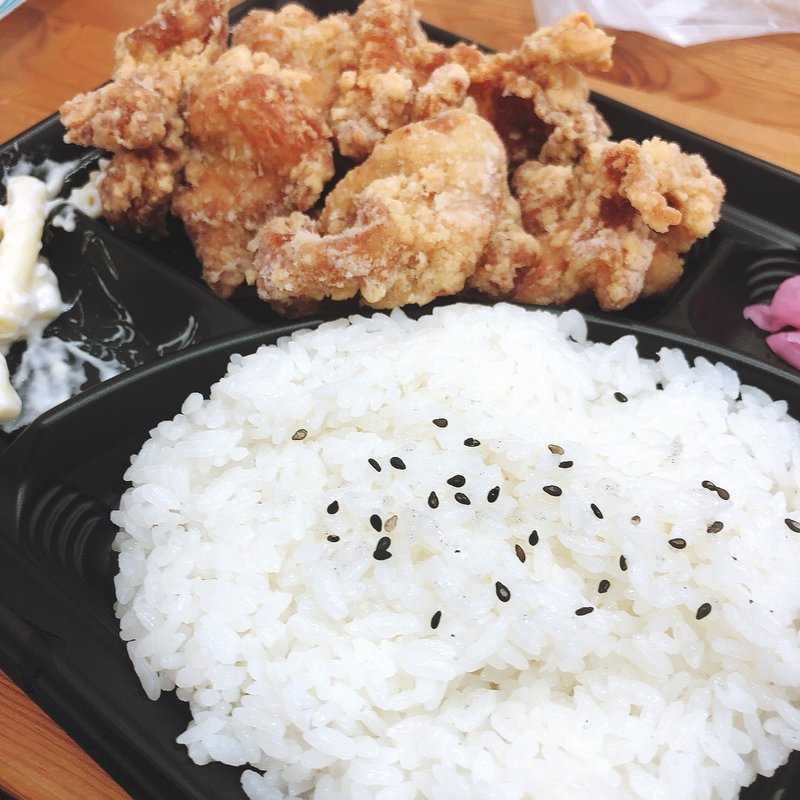 いわい弁当(もも3ヶむね3ヶキャベツ)(からあげ家 奥州いわい 秋葉原本店 )