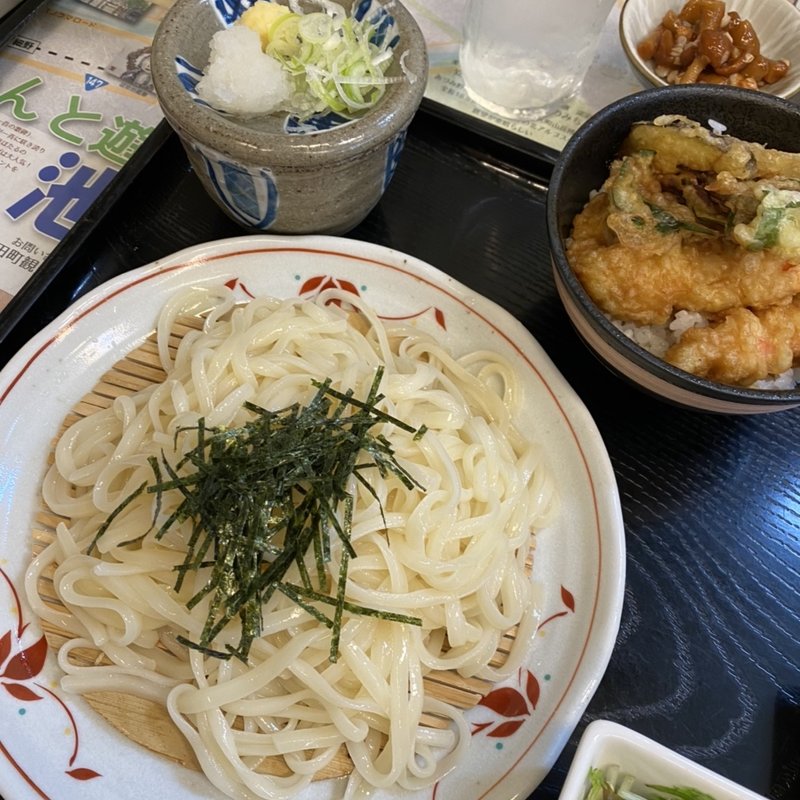 ざるうどんセット(しもさと )