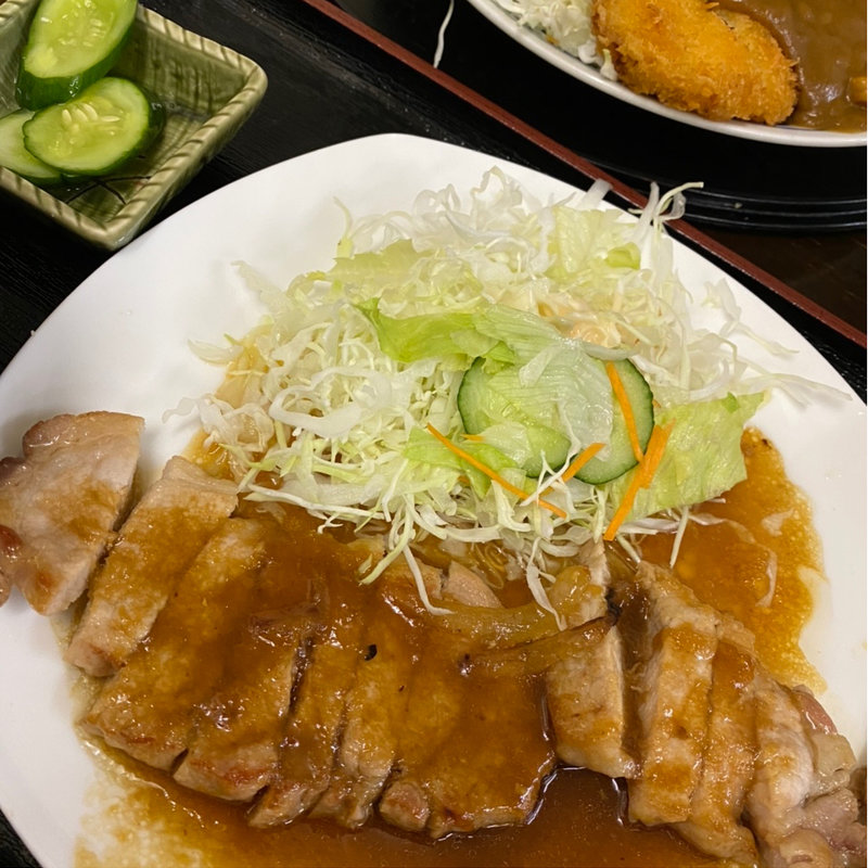 豚の生姜焼き(おおしも食堂 )