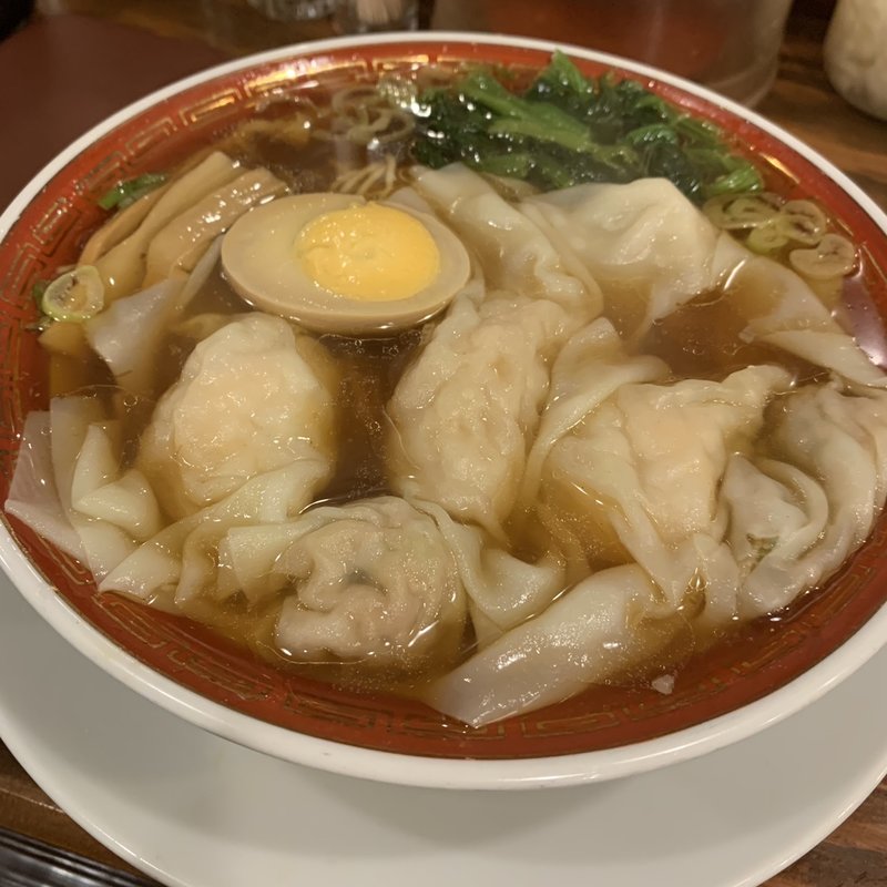 二種盛り雲呑麺(広州市場 西新宿店)