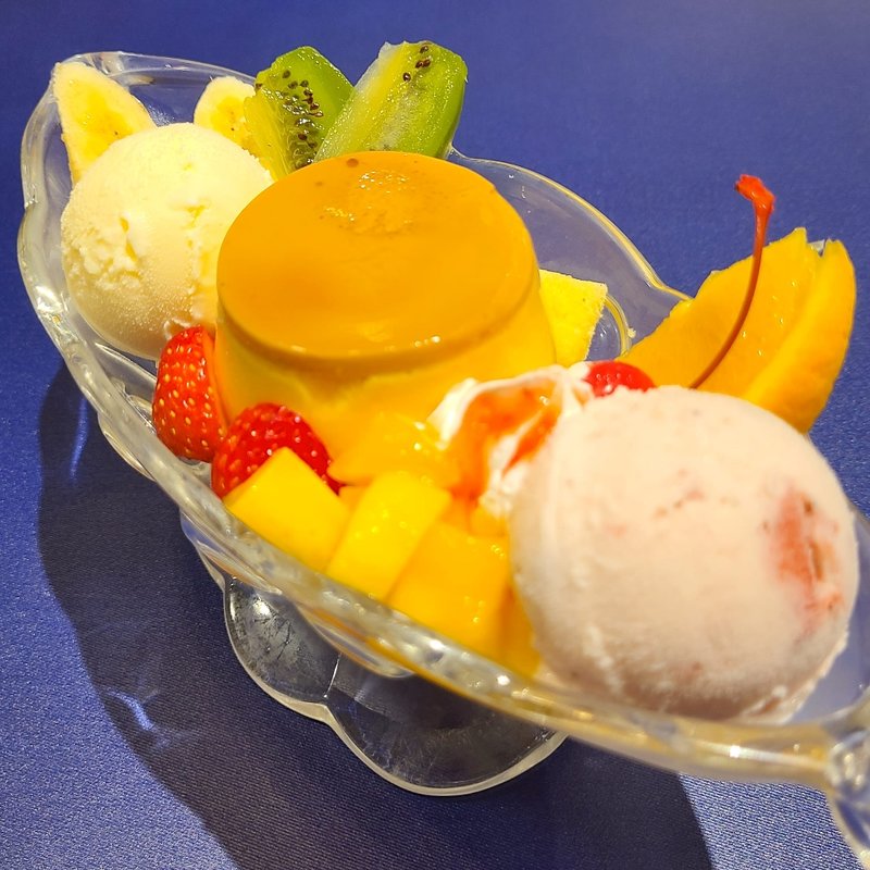 プリン・ア・ラ・モード(不二家レストラン 池袋東武店)