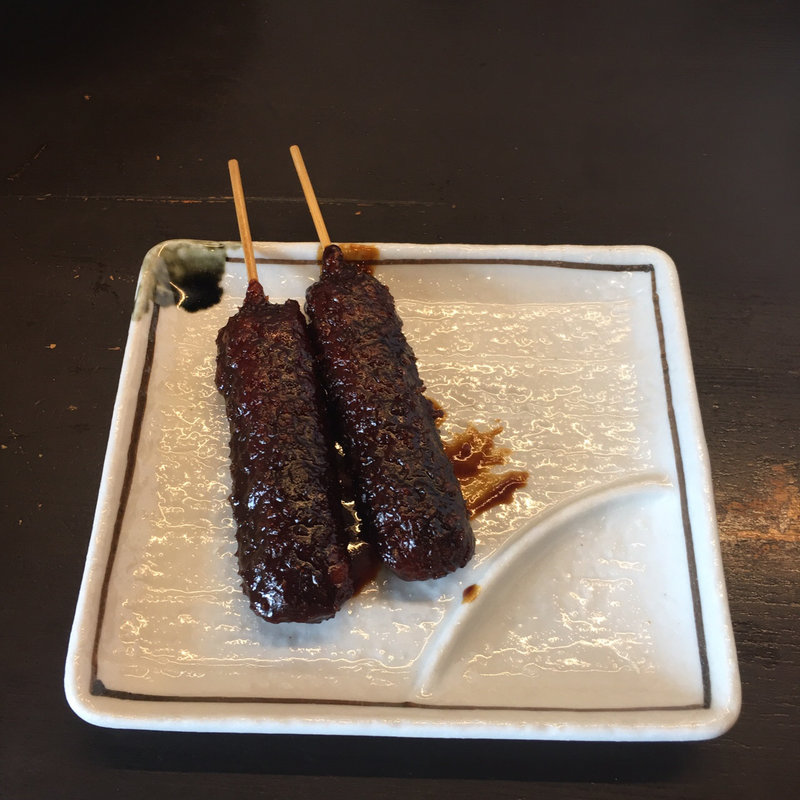 串カツ(味噌) 1本(博多とんこつ 豚の足跡)