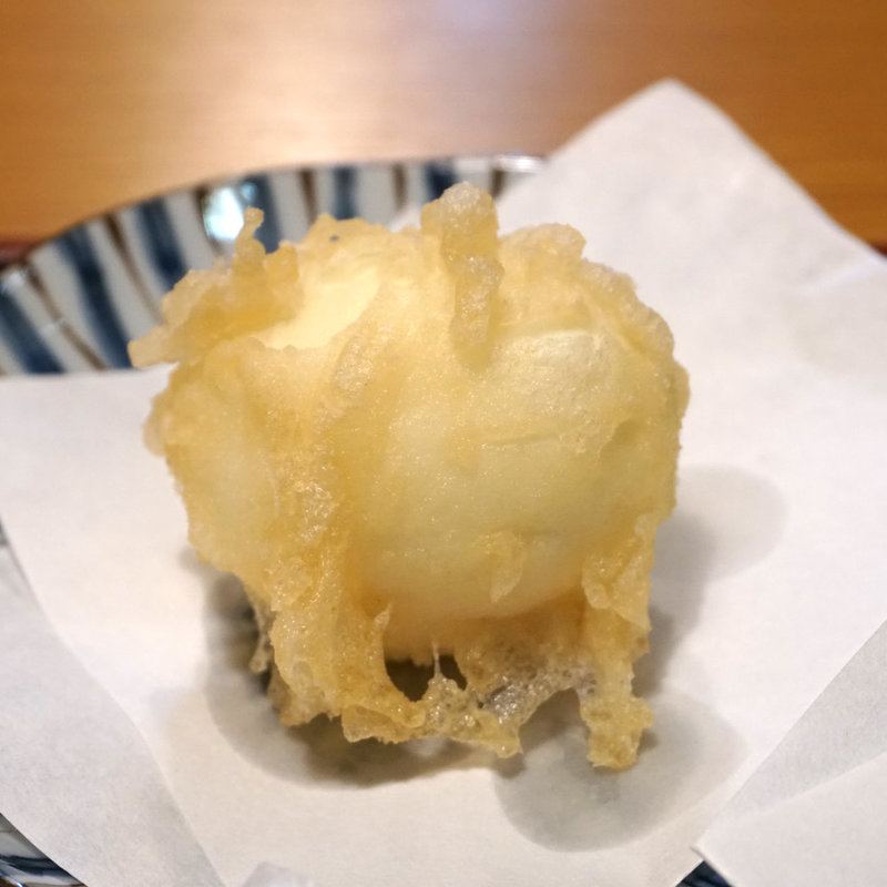 半熟玉子天(さぬきうどん誠屋)