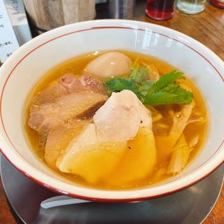 上鶏醤油そば(自家製麺オオモリ製作所壬生店)