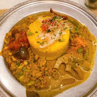 あいがけカレー(旧ヤム鐡道)