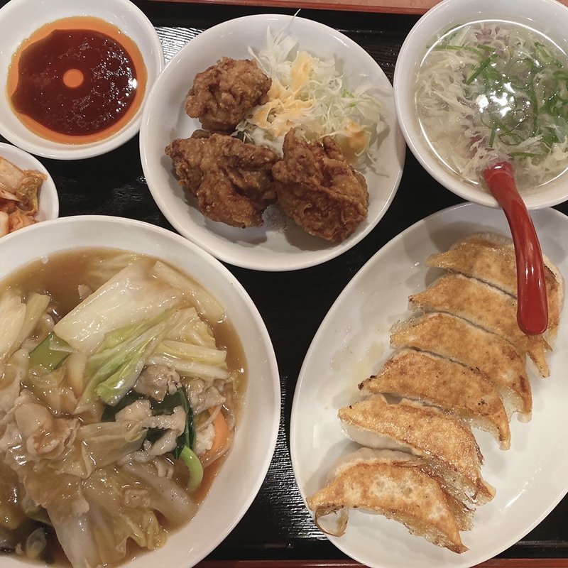 激アツ定食(大阪王将心斎橋アメリカ村店)