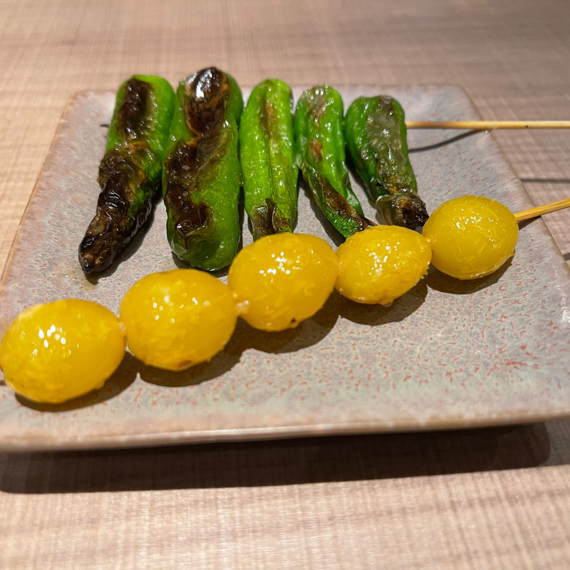 銀杏&ししとう(鳥番長 月島店)