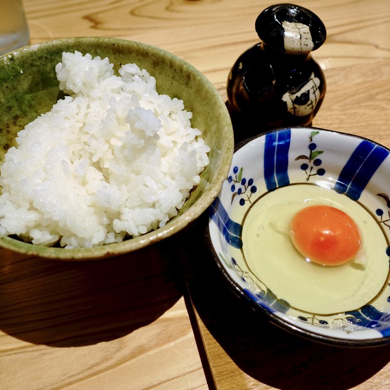 たまごかけ(扇町うどん屋あすろう)