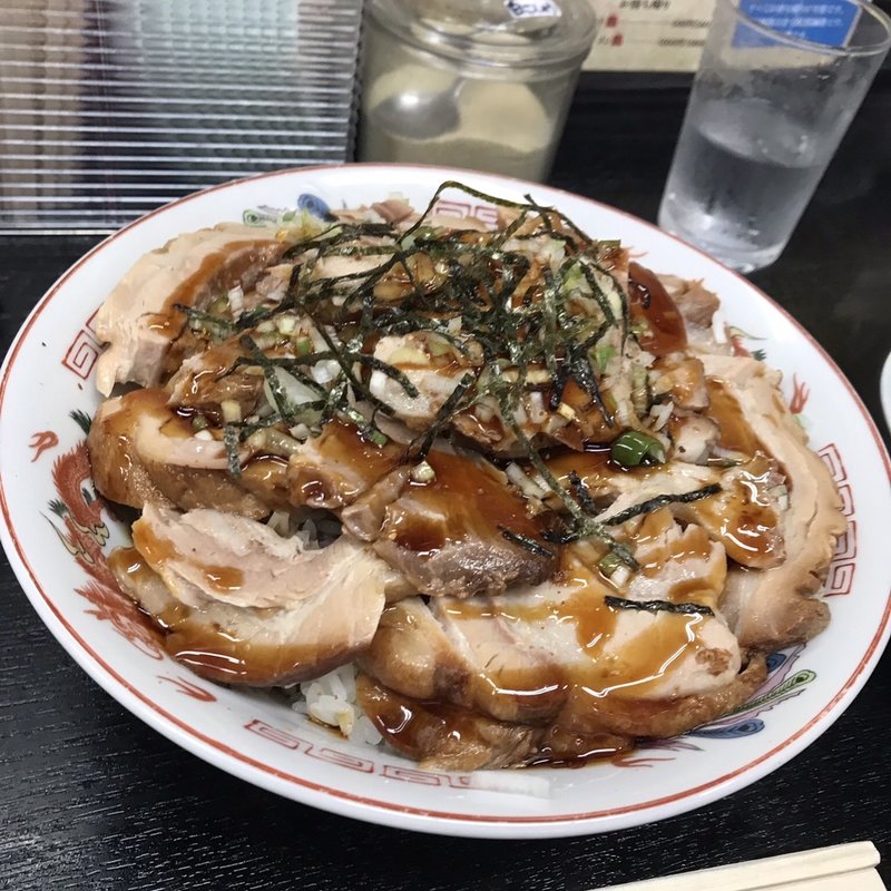 トロ肉丼(中華そば みずさわ屋)
