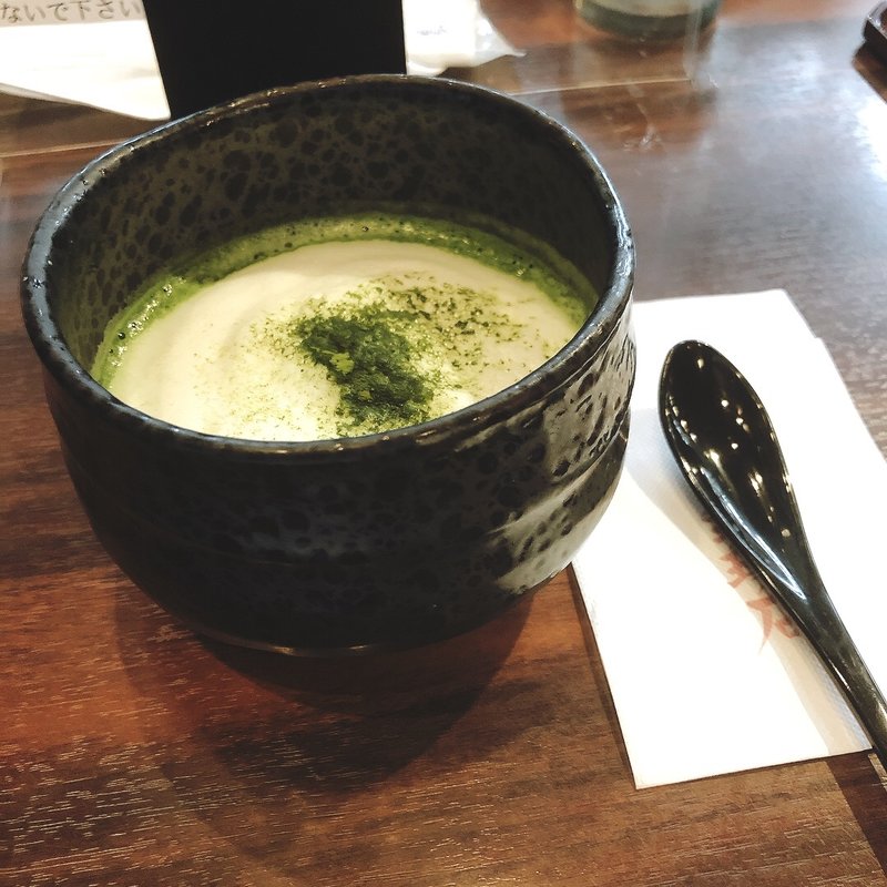 抹茶ラテ(星乃珈琲店 アスティ京都店 )