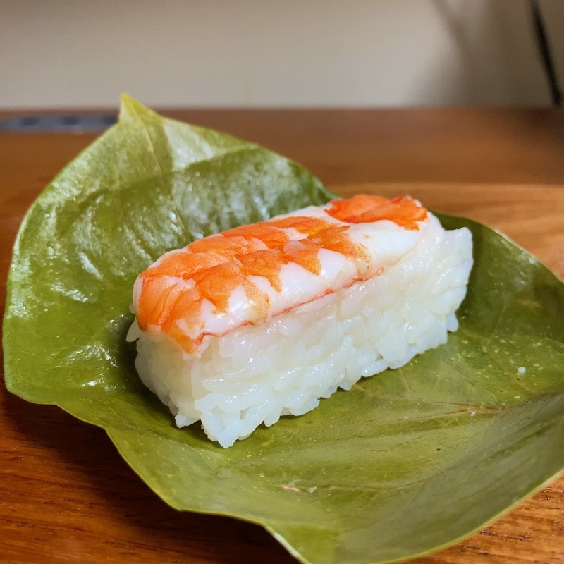 柿の葉すし(えび)(柿の葉すし本舗 たなか JR名古屋髙島屋店)