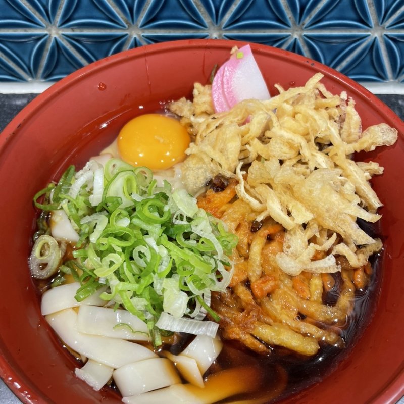 天ぷらきしめん生卵トッピング(壺屋 )