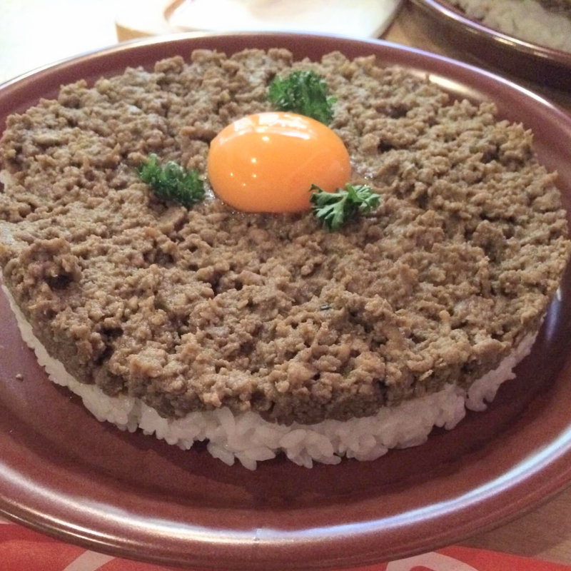 ずっしりミンチのドライカレー(クジラ荘 )