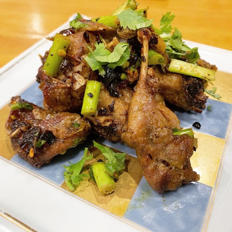 ウズラ焼(ハムロジャクソン)