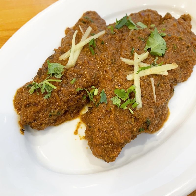 ニジマスフライ グレイビー付(ハムロジャクソン)