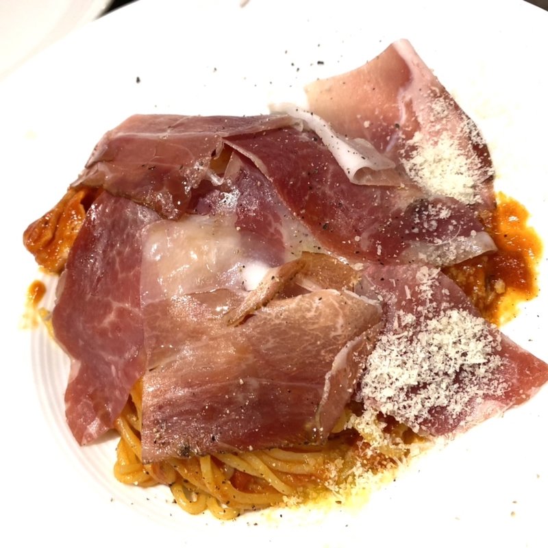 生ハムのトマトパスタ(per primo)