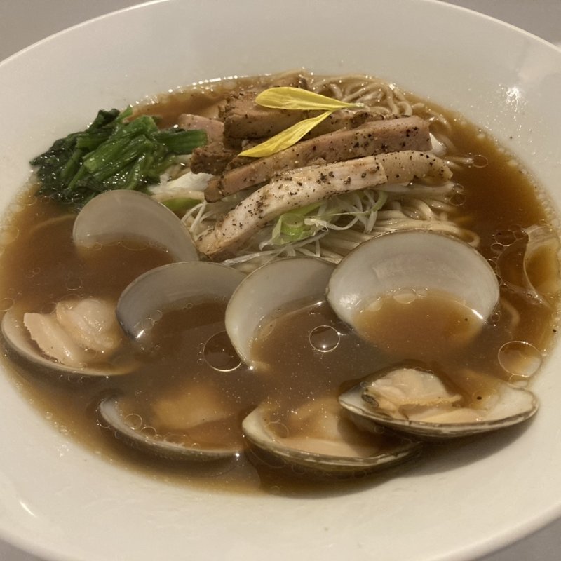 地鶏はまぐりそば醤油(めんや龍神)