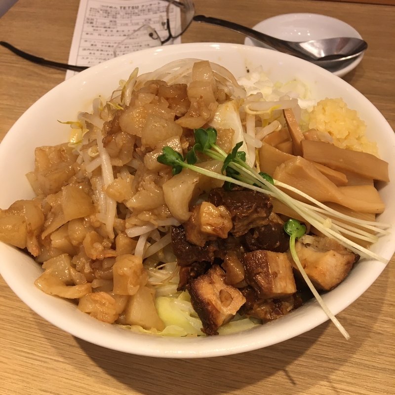 まぜそば(つけめんTETSU 横浜ランドマークプラザ店)