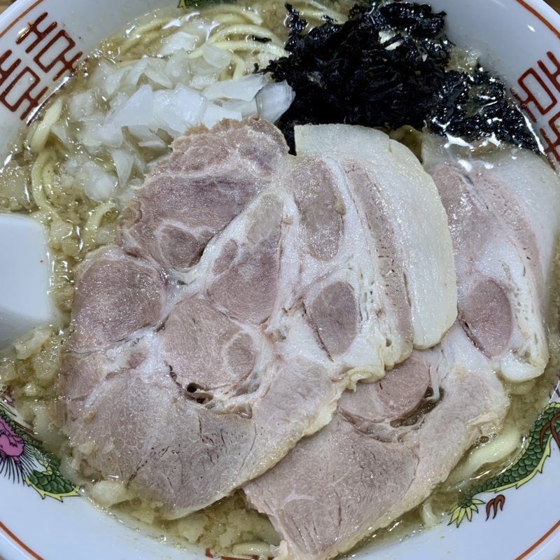 大盛中華そば（醤油）(背脂煮干し中華そば和市)