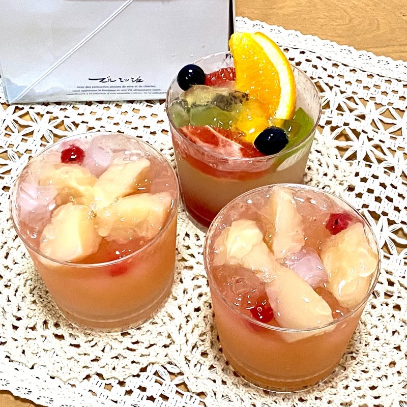 桃のゼリー(ケンテル 阪急百貨店 うめだ本店 )