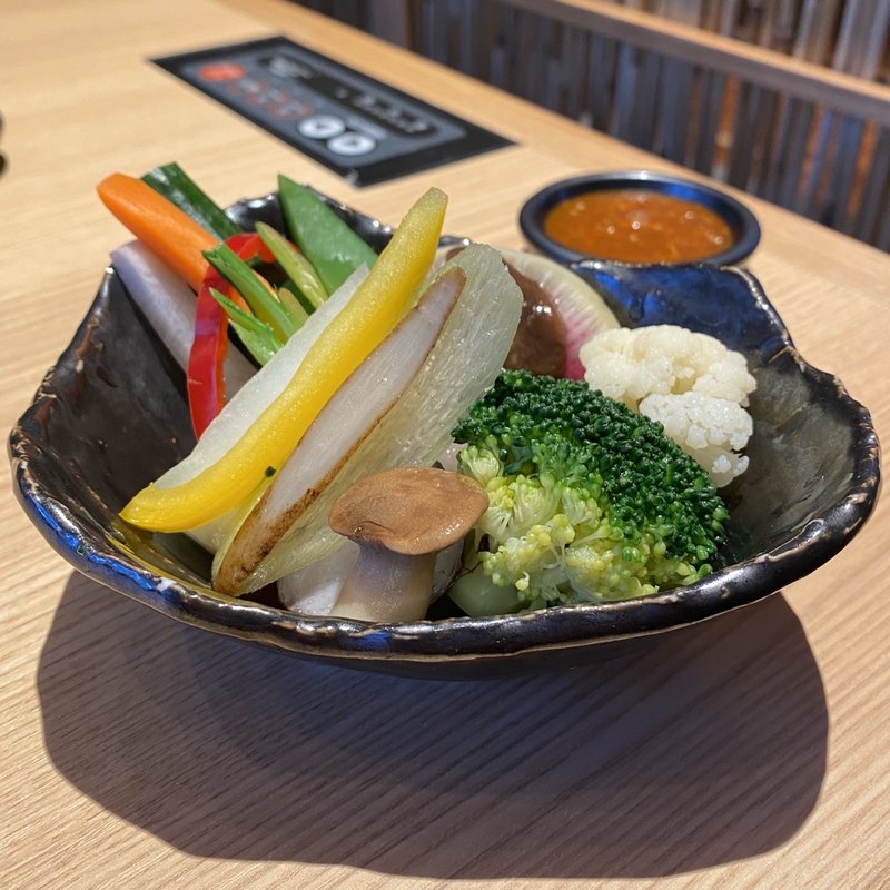 野菜スティック(最飛び飛騨牛 しゃぶすき家 馬喰一代 名古屋WEST)