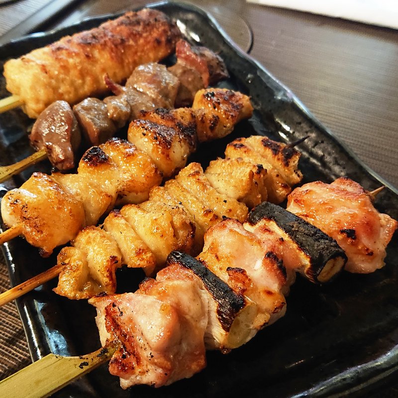 焼き鳥盛り合わせ5本(俺のやきとり 蒲田)